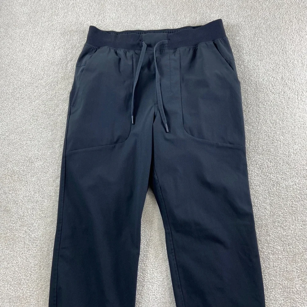 Lululemon ABC Joggers Mens Medium Black Warpstreme Tapered Cuffs Drawstring